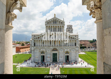 Roman Catholic Cathedral of Santa Maria Assunta in the Piazza del Duomo in Pisa Stock Photo