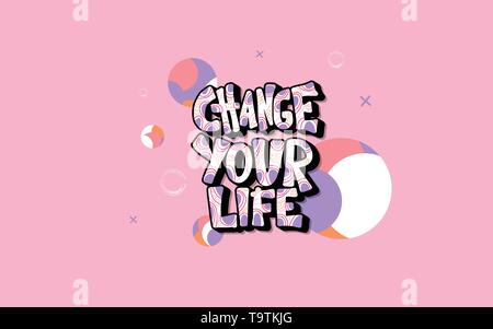 Download Change Creative Word Text With Handwritten Rainbow Vibrant Colors And Confetti Vector Illustration Stock Vector Image Art Alamy Yellowimages Mockups