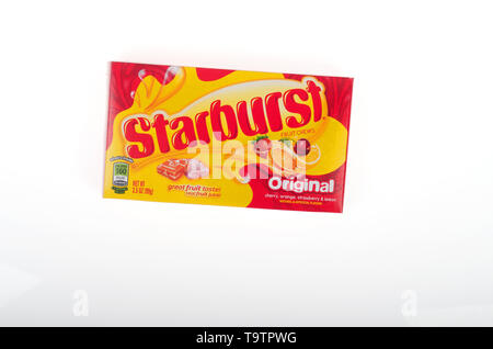 Starburst candy box by Wrigley Company division of Mars, Inc. Stock Photo