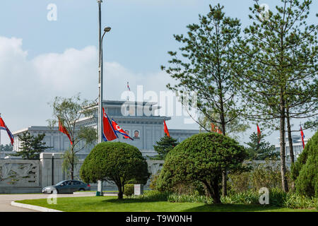 Kumgangsan, North Korea - July 27, 2014: Kumsusan Palace of the Sun in Pyongyang. Stock Photo