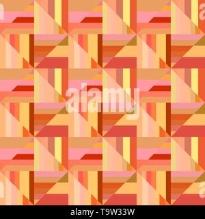 Colorful geometric striped triangle pattern - vector tiled mosaic background Stock Vector