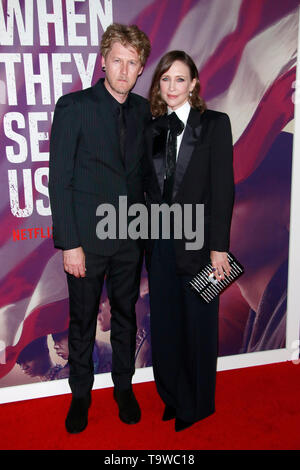 New York, NY, USA. 20th May, 2019. Renn Hawkey and Vera Farmiga at the Netflix world premiere of When They See Us at The Apollo Theatre in New York City on May 20, 2019. Credit: Diego Corredor/Media Punch/Alamy Live News Stock Photo