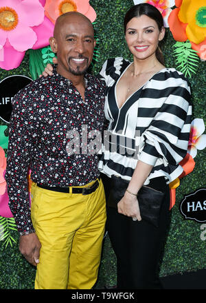 Beverly Hills, United States. 20th May, 2019. WESTWOOD, LOS ANGELES, CA, USA - MAY 20: Montel Williams and Ali Landry arrive at the 2019 Lifetime Summer Luau held at the W Los Angeles - West Beverly Hills on May 20, 2019 in Westwood, Los Angeles, California, United States. (Photo by Xavier Collin/Image Press Agency) Credit: Image Press Agency/Alamy Live News Stock Photo