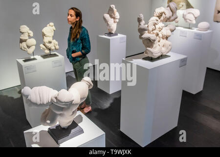 St James's Square, London, UK. 21st May 2019. Gogotte Formations, c 30m years old, est £6-15k - A preview of Christie's Science and Natural History auction which takes place on on 24 May 2019. Credit: Guy Bell/Alamy Live News Stock Photo