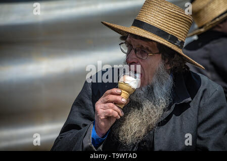 Annual fire company auction, Lancaster, PA.  Commonly referred to as Mud Sales.  Held in spring. Stock Photo