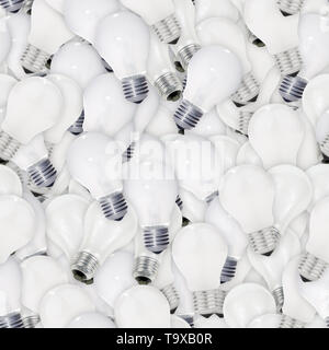 Light Bulbs Seamless Texture Tile Stock Photo