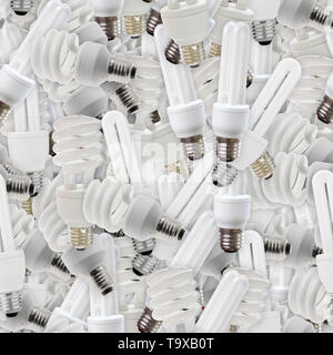 Light Bulbs Seamless Texture Tile Stock Photo