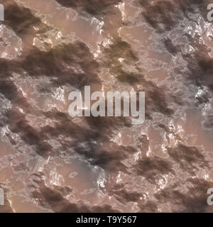 Mud Puddles Seamless Texture Tile Stock Photo