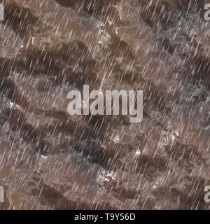 Mud Puddles Seamless Texture Tile Stock Photo