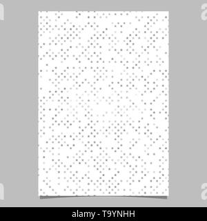 Pentagram pattern brochure design - vector stationery background Stock Vector