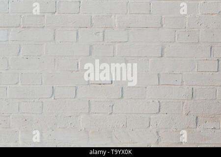 white stucco brick wall flat textured background Stock Photo