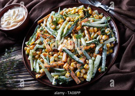 Dill Sauce On A Wooden Table Stock Photo - Alamy