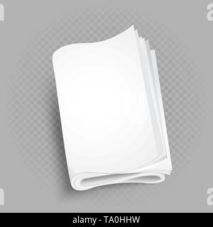 newspaper press template Stock Vector