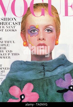 Vogue  front cover 1950 Stock Photo