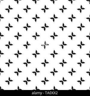 Vector monochrome white background with diagonal crosses. seamless texture Stock Vector
