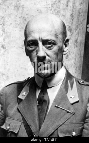 Gabriele D´ Annunzio, Italian writer and politician. Undated picture. Stock Photo