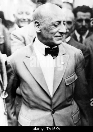 Gabriele D´ Annunzio, Italian writer and politician. Stock Photo