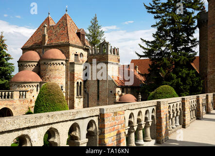 Detail of Bory castle in 12. May 2019 , Szekesfehervar , Hungary Stock Photo