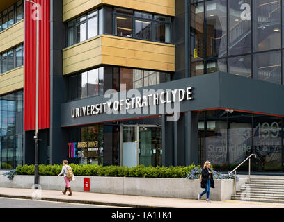 View of the Business School at the University of Strathclyde in Glasgow, Scotland, UK Stock Photo