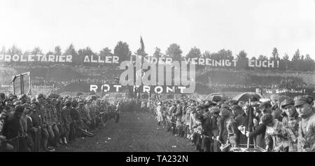 Members of the RFB (Red Front Fighter Union), the paramilitary section ...