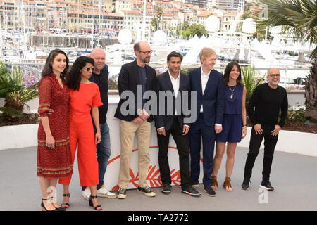 May 20, 2019 - Cannes, France - CANNES, FRANCE - MAY 20: (L-R) Fiammetta Luino, Lina Caicedo, Paul Martin, James Gay-Rees, Asif Kapadia, Chris King, Raquel Alvarez and Daniel Arcucci attend the photocall for ''Diego Maradona'' during the 72nd annual Cannes Film Festival on May 20, 2019 in Cannes, France. (Credit Image: © Frederick InjimbertZUMA Wire) Stock Photo