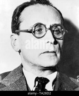 The Austrian composer and conductor Anton von Webern (1883-1945) was a student of G. Adler and A. Schoenberg. Webern was the forerunner of the so-called serial composers after 1950, one of their prominent representative is for example Stockhausen. Stock Photo