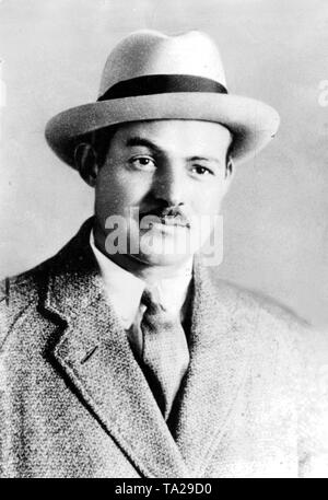 Ernest Hemingway (1899-1961), an American writer. Stock Photo