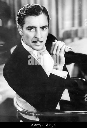 Ronald Colman (1891-1958), a British actor. Stock Photo