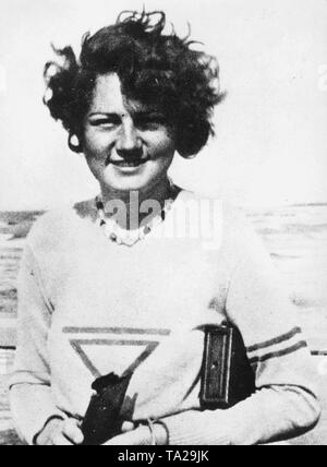 Geli Raubal, niece of Adolf Hitler, who committed suicide in 1931. Stock Photo