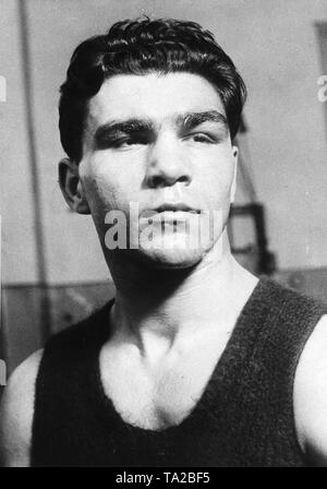 Portrait of German boxer Max Schmeling in 1930 Stock Photo