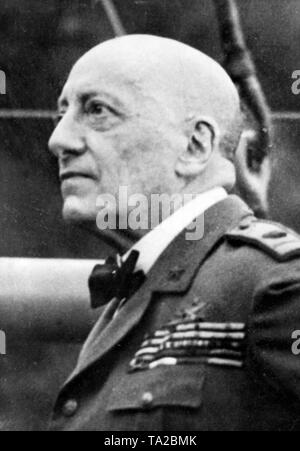 Gabriele D´ Annunzio, Italian writer. Stock Photo