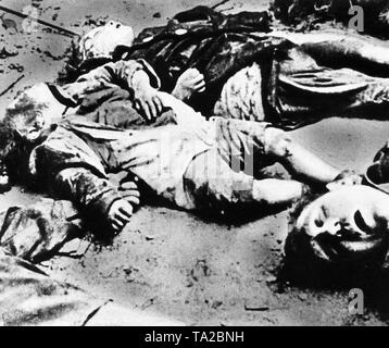 During the heavy bombing of Dresden in the spring of 1945, thousand of people were killed. The number of victims was so great that the bodies were collected on the remaining public places, where they were doused with gasoline and burnt to reduce the risk of diseases Stock Photo