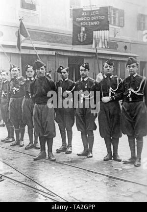 Balilla Italy, politics, fascism, members of the Italian Fascist youth ...