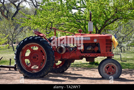 Farmall H 39 Tractor Stock Photo