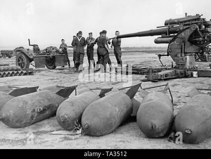 88mm FLAK 36 Anti Aircraft or Anti Tank gun at the German Occupation ...