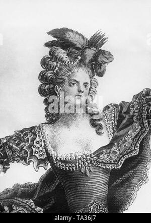 18th century woman wig Black and White Stock Photos Images Alamy