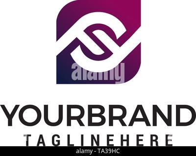 letter ff logo design concept template vector Stock Vector