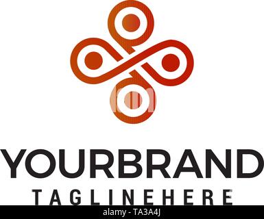 interior emblem logo design concept template vector Stock Vector