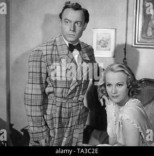 Heinz Ruehmann as Peter Trost and Lil Adina as Ellinor Deinhardt in 