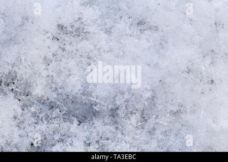 snow array with high magnification winter background. Stock Photo