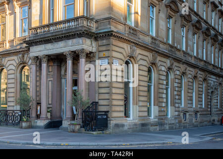 Jamie Oliver Italian Restaurant at 7 George Square in Glasgow. This business went into administration on 21st May 2019 Stock Photo