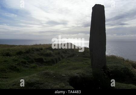 Rough scottish landscape in severe weather conditions Stock Photo