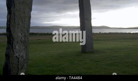 Rough scottish landscape in severe weather conditions Stock Photo