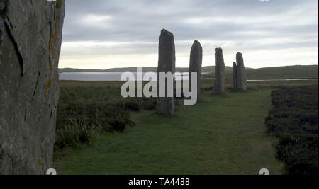 Rough scottish landscape in severe weather conditions Stock Photo