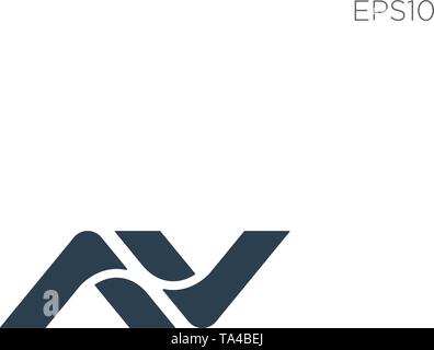 monogram initial d, d logo template black color vector illustration - vector Stock Vector