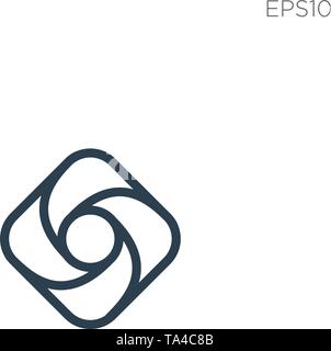 photography logo or symbol icon vector illustration element isolated Stock Vector
