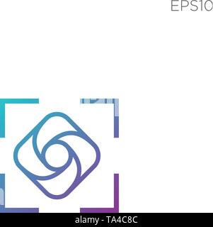 photography logo or symbol icon vector illustration element isolated Stock Vector