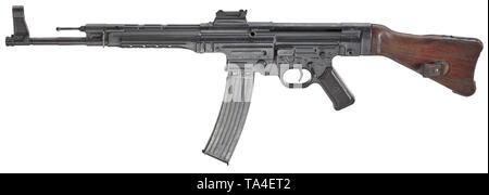 SERVICE WEAPONS, GERMANY UNTIL 1945, StG 44 assault rifle (MP 44), calibre 8 x 33, number 8973, Editorial-Use-Only Stock Photo