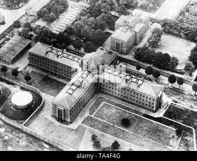 The Prison Plotzensee was built between 1868 and 1879. During National Socialism, this prison also served as execution place of those sentenced to death by the Berlin Court of Appeals and the People's Court. Today, at the prison site is the Ploetzensee Memorial , which commemorates the victims of National Socialism. Stock Photo