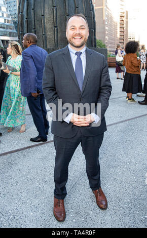 New York, NY - May 21, 2019: New York City Council speaker Corey Johnson attend The High Line 2019 Spring Benefit on The High Line Park Stock Photo
